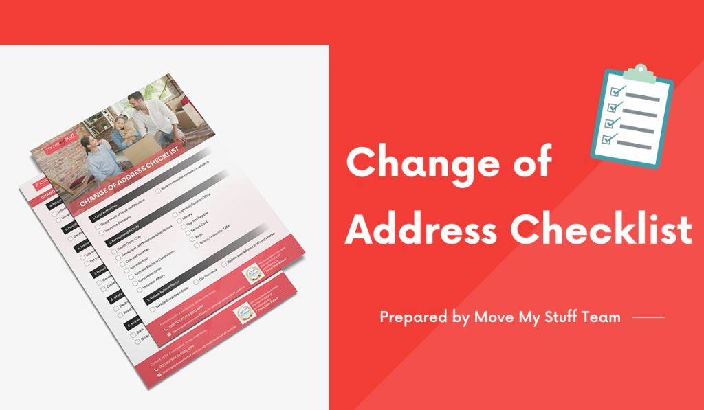 Change of address checklist 1